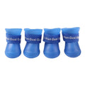 4Pcs/Lot S/M/L Pet Dog Rain Shoes for Dogs Booties Rubber Portable anti Slip Waterproof Pet Dog Cat Rain Shoes